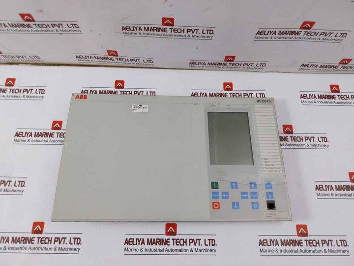 Abb Rec670 Bay Control Unit 1/1B Rev.R.G0 1Mrk002814-aa (Front Panel Only)
