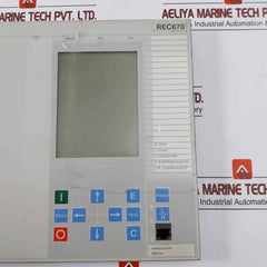 Abb Rec670 Bay Control Unit 1/1B Rev.R.G0 1Mrk002814-aa (Front Panel Only)