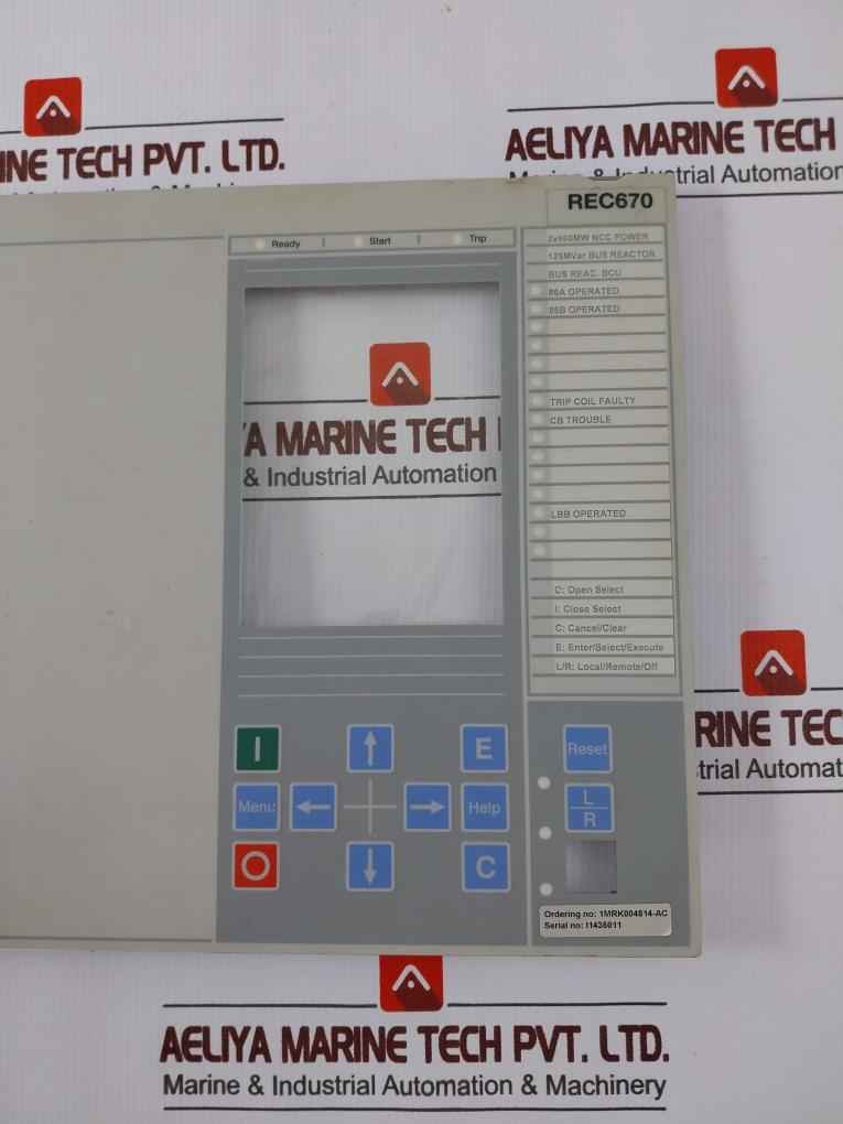 Abb Rec670 Bay Control Unit 1Mrk004814-ac Sw Rev. 2.21 (Only Frame)