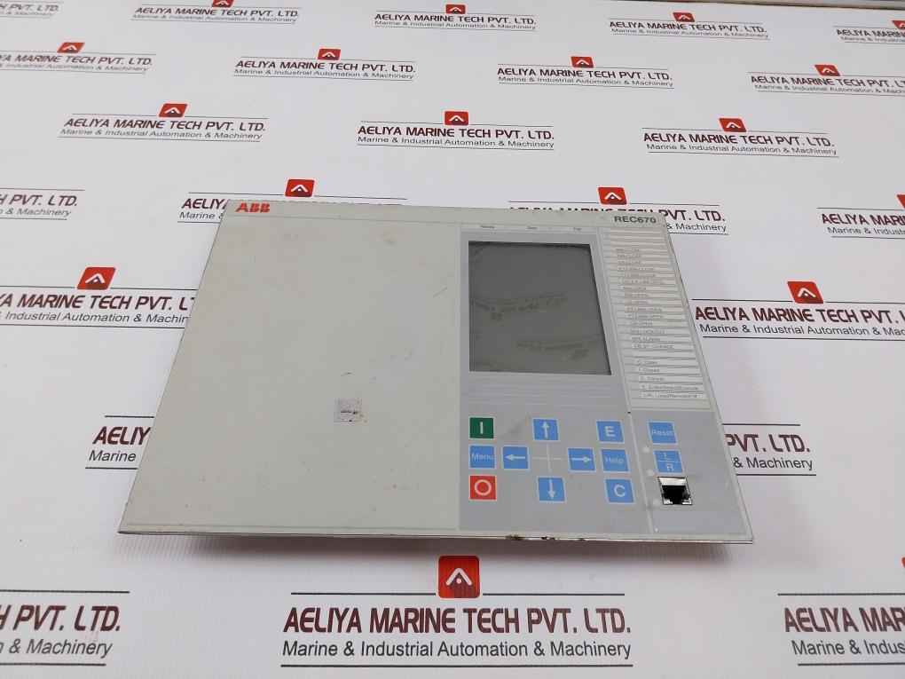 Abb Rec670 Bay Control Unit A0215213 1Mrk000008-nb (Front Panel Only)
