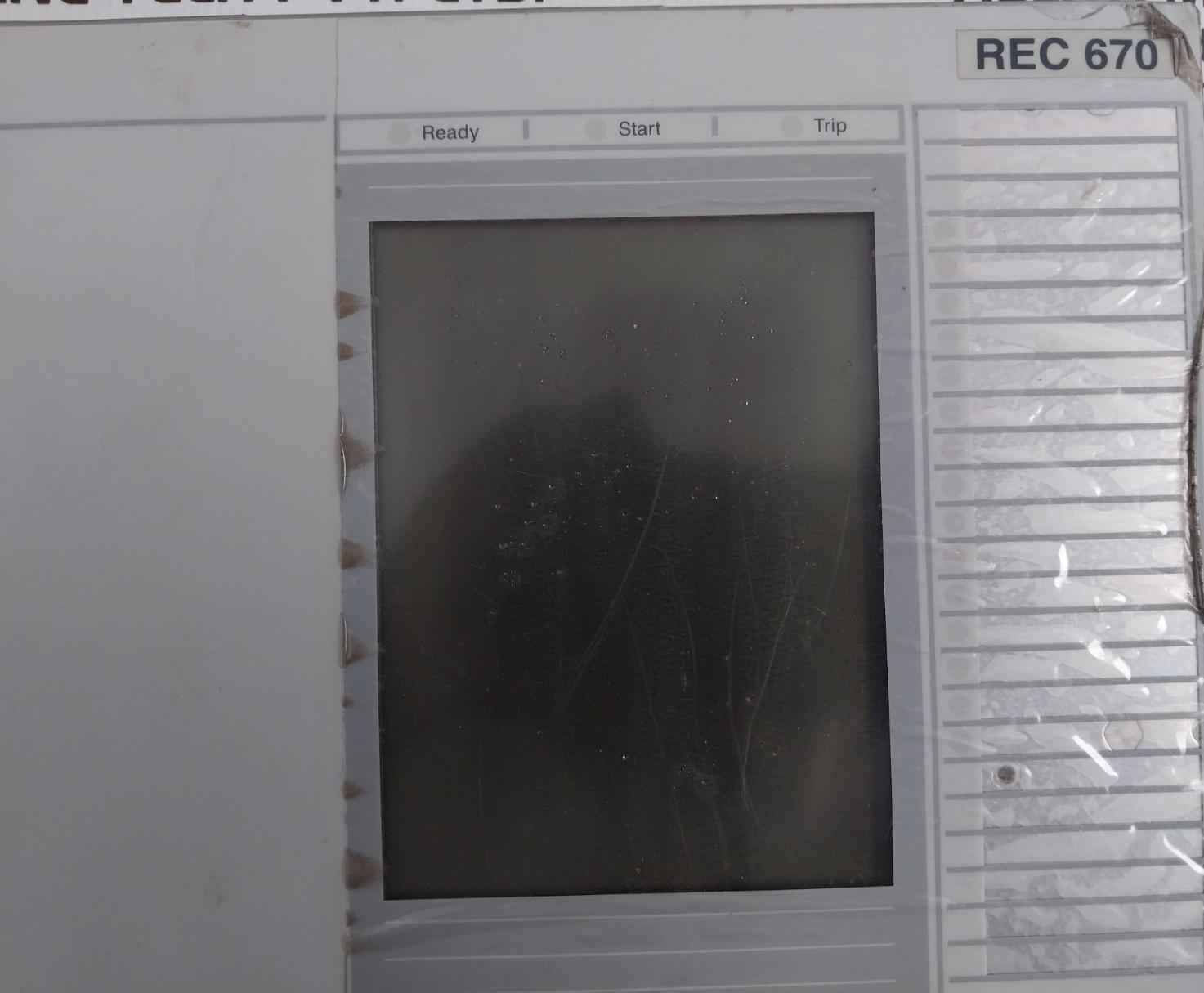 Abb Rec 670 Bay Control Unit Sw1.2 1mrk00008-nb (Front Panel Only)