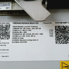Abb Red615E_D Line Diff. Protection And Control Relay Red 615 50/60 Hz