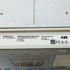 Abb Red615E_D Line Diff. Protection And Control Relay Red 615 50/60 Hz