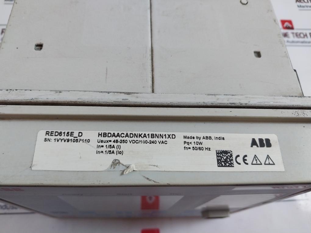 Abb Red615e_d Line Differential Protection And Control Relay