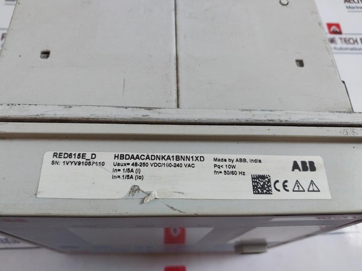 Abb Red615E_D Line Differential Protection And Control Relay