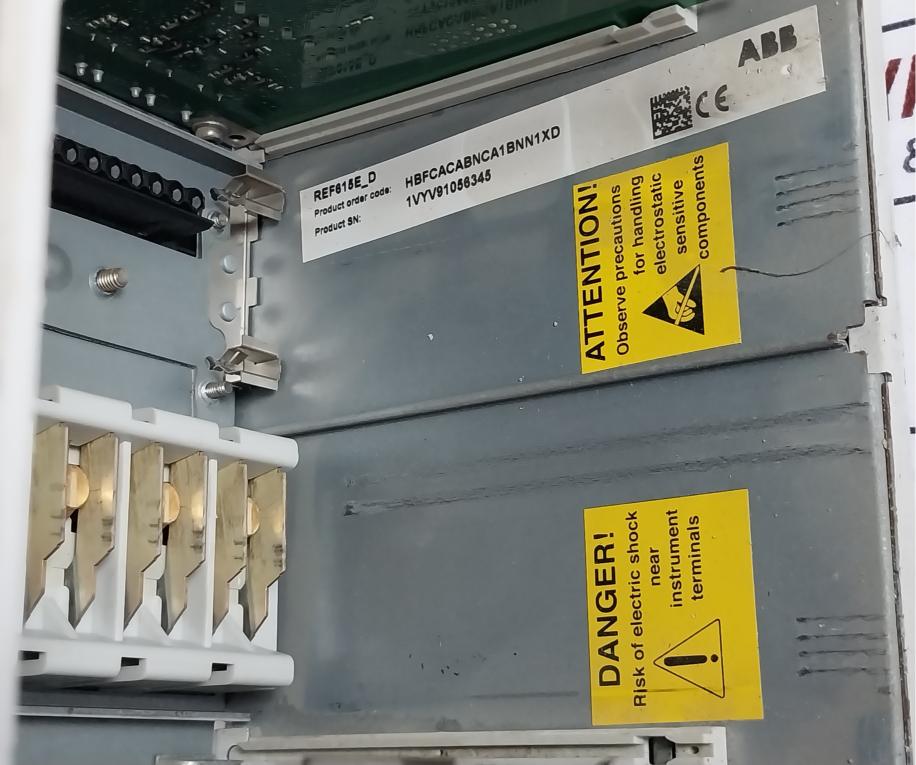 Abb Red615e_d Voltage Protection Relay