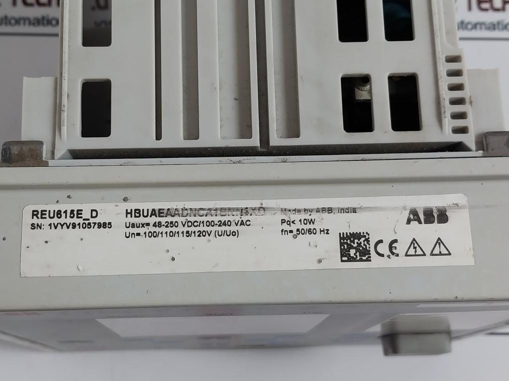 Abb Red615e_d Voltage Protection Relay
