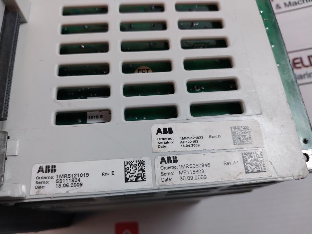 Abb Ref 610 Protection Relay