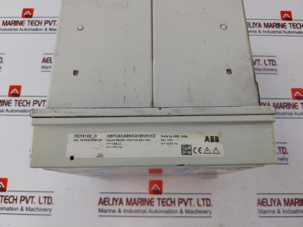 Abb Ref615 Feeder Protection And Control 100-240 Vac 50/60Hz