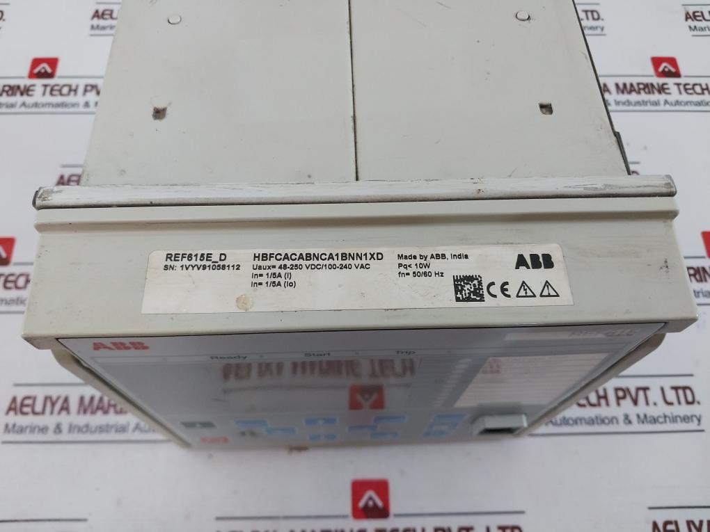 ABB REF615 Feeder Protection And Control Relay REF615E_D 48-250 VDC/100-240 VAC