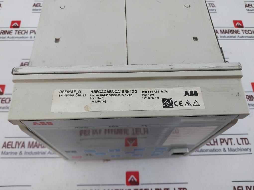 Abb Ref615 Feeder Protection And Control Relay Ref615E_D 48-250 Vdc/100-240 Vac