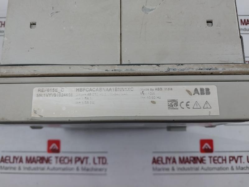 Abb Ref615 Feeder Protection Relay 250Vdc/100-240Vac 1/5A Input 50/60Hz