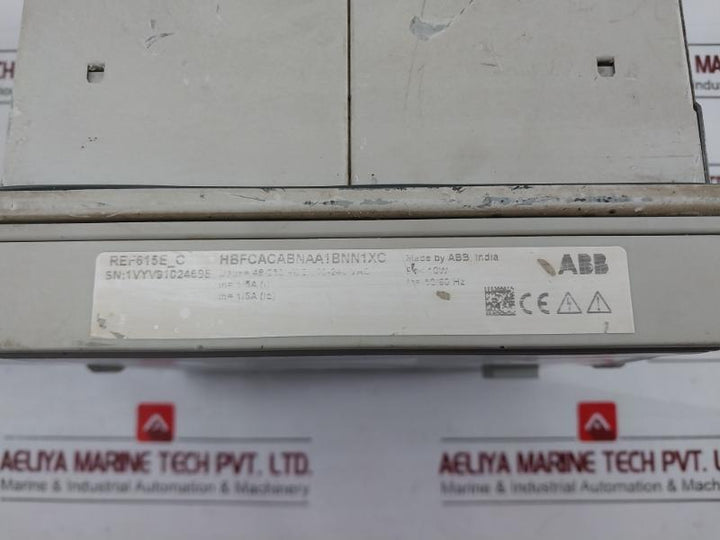 Abb Ref615 Feeder Protection Relay 250Vdc/100-240Vac 1/5A Input 50/60Hz