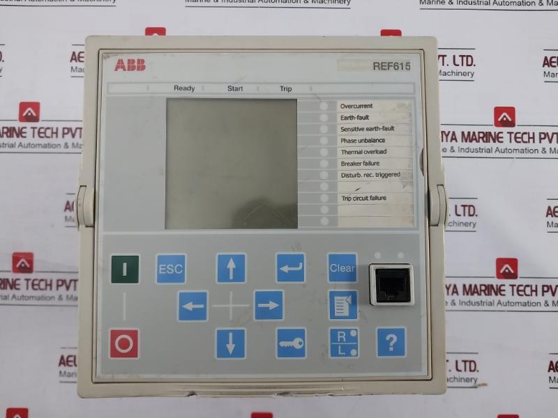 Abb Ref615 Feeder Protection Relay 250Vdc/100-240Vac 1/5A Input 50/60Hz