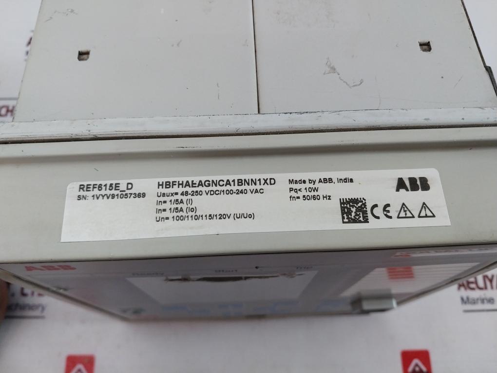 Abb Ref615E_D Feeder Protection And Control Relay Ref615 50/60 Hz