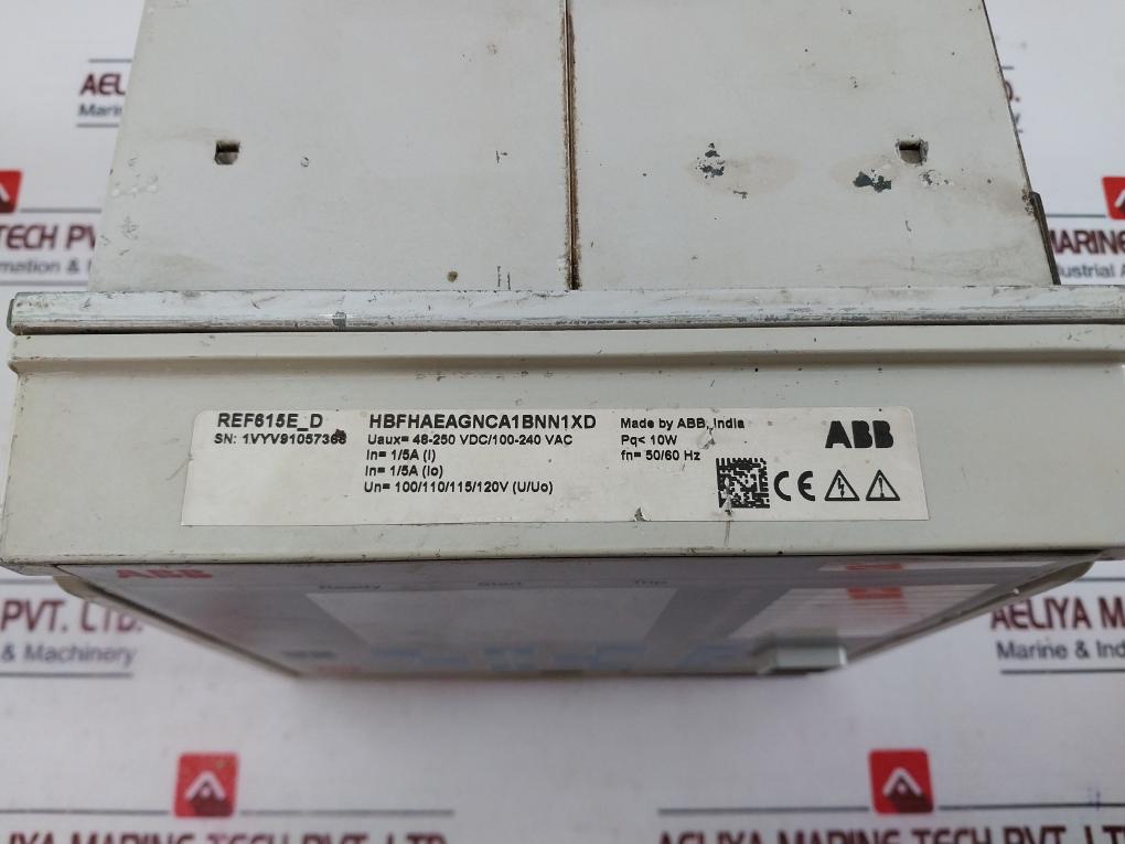 Abb Ref615E_D Feeder Protection And Control Relay Ref615 48-250 Vdc/100-240 Vac