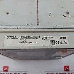 Abb Ref615E_D Feeder Protection And Control Relay Ref615 48-250 Vdc/100-240 Vac