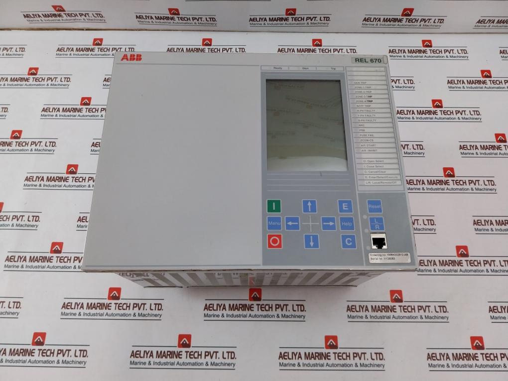 Abb Rel 670 Line Distance Protection Ied Display 50/60Hz 90-250 Vdc