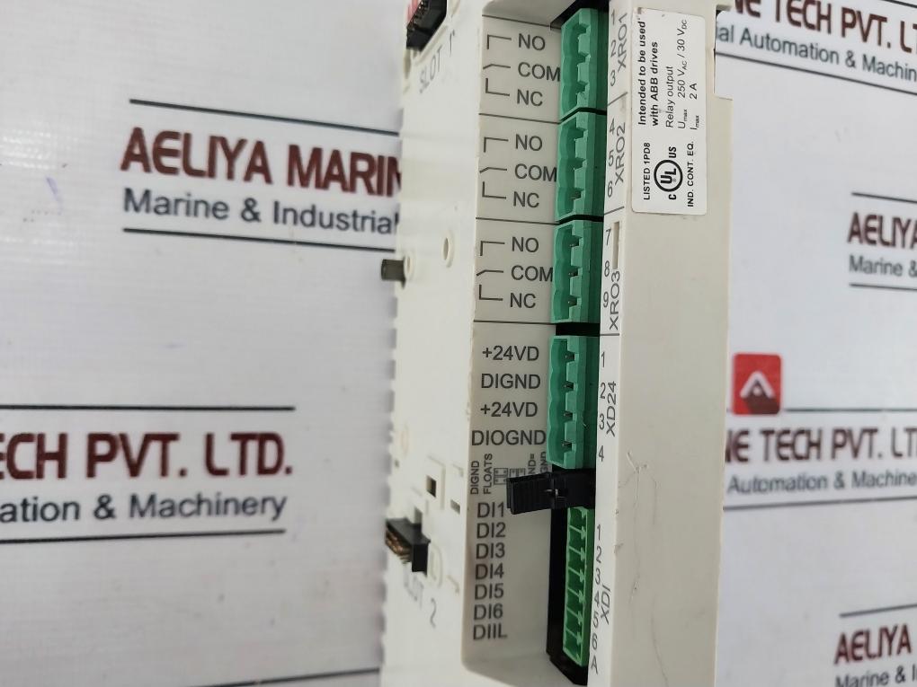 ABB JCU-11 Inverter Control Terminal Unit 250VAC/30VDC Rev B 24V