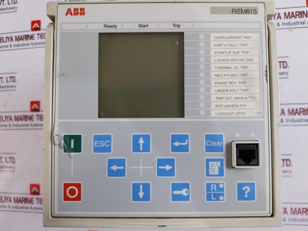 Abb Rem615E_D Motor Protection And Control Relay 50/60Hz 100/110/115/120V