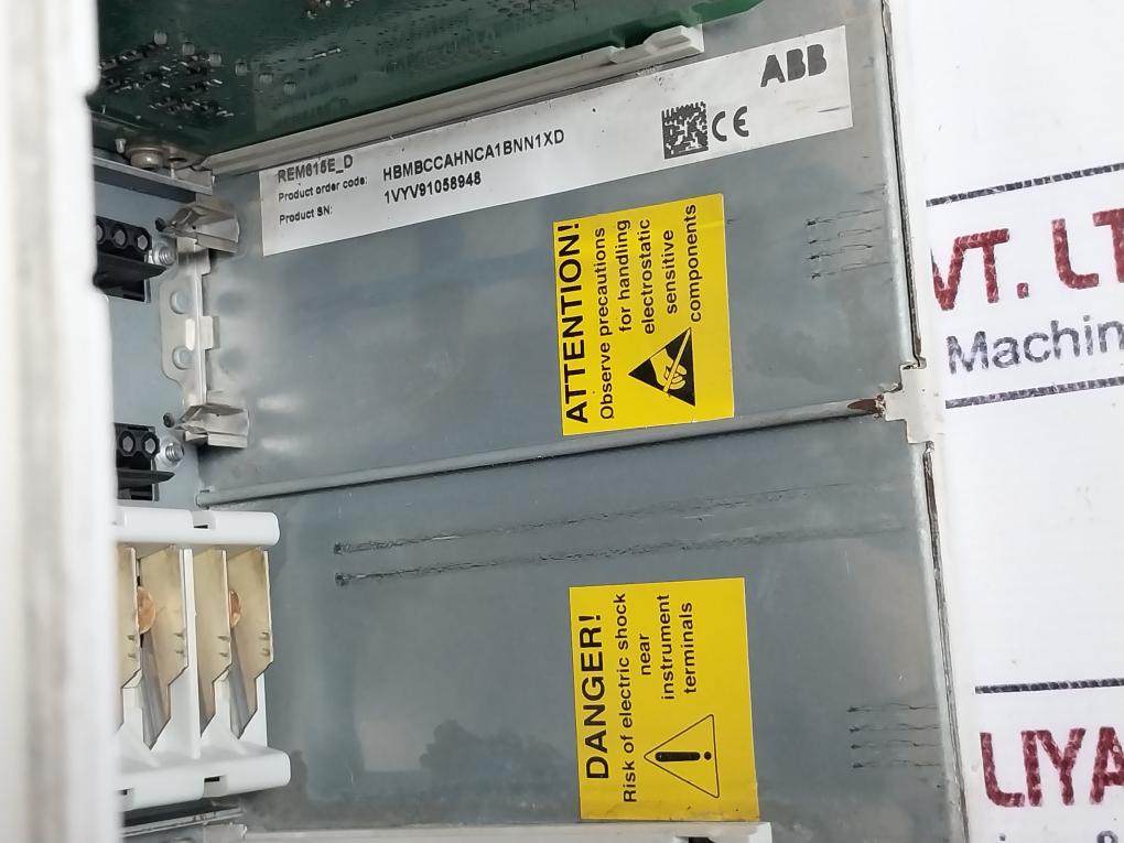 Abb Rem615 Rem615E_D Motor Protection Control Relay Hbmbccahnca1Bnn1Xd 50/60 Hz