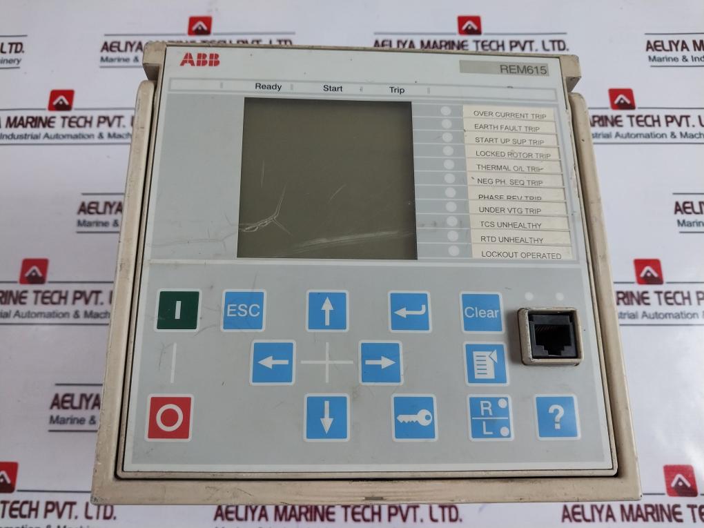 Abb Rem615 Rem615E_D Motor Protection Control Relay Hbmbccahnca1Bnn1Xd 50/60 Hz