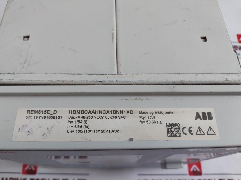 Abb Rem615E_D Motor Protection And Control Relay 48-250 Vdc/100-240 Vac