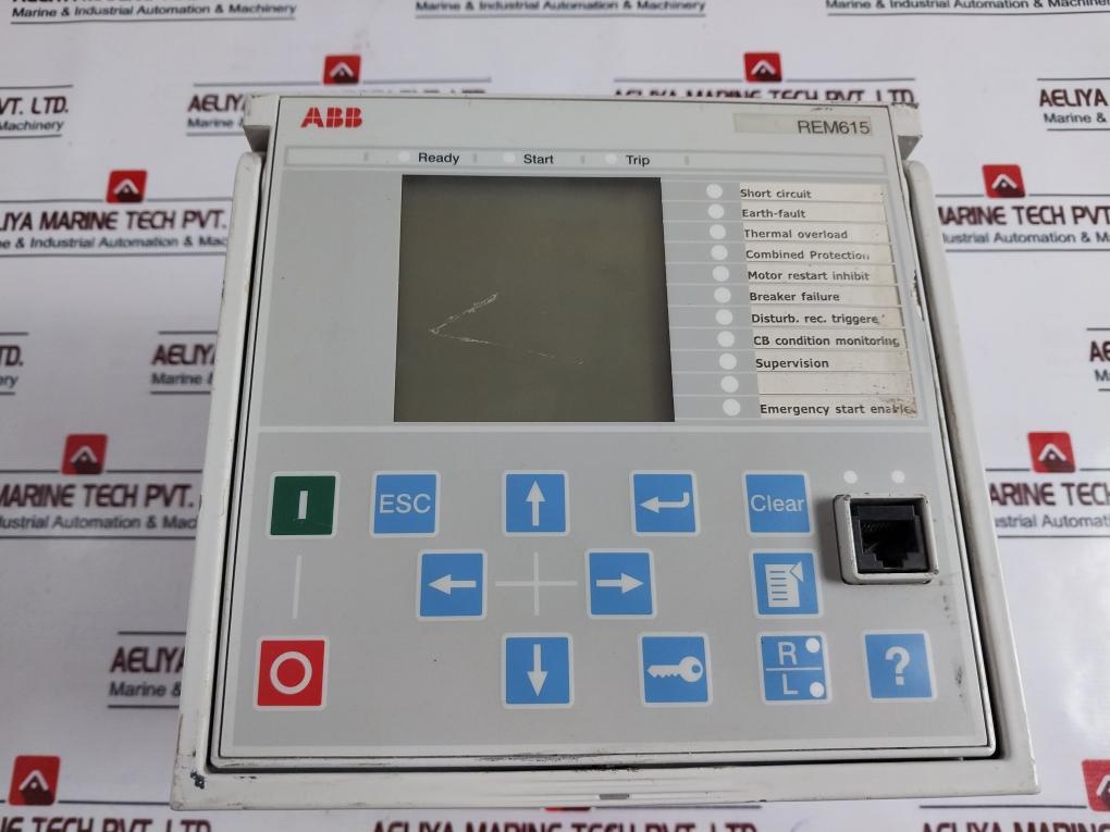 Abb Rem615E_D Motor Protection And Control Relay 48-250 Vdc/100-240 Vac