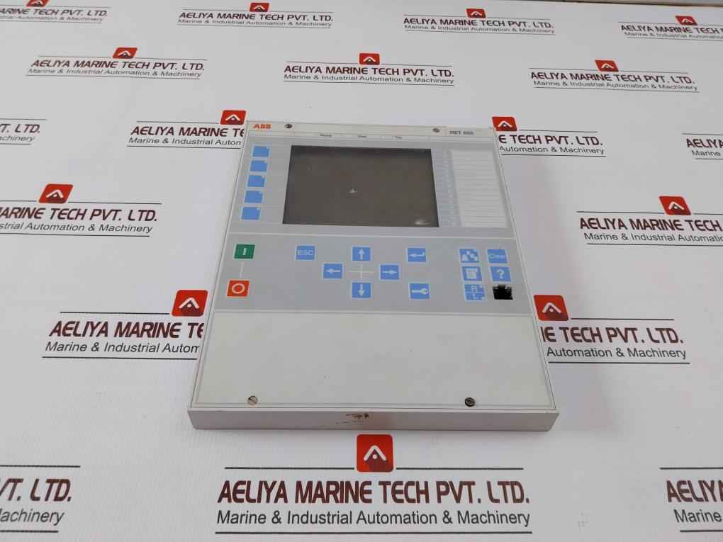 Abb Ret 650 Transformer Protection Unit P606383 Rev.A 94V-0 (Front Panel Only)