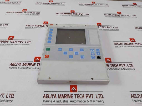 Abb Ret 650 Transformer Protection Unit P606383 Rev.A 94V-0 (Front Panel Only)