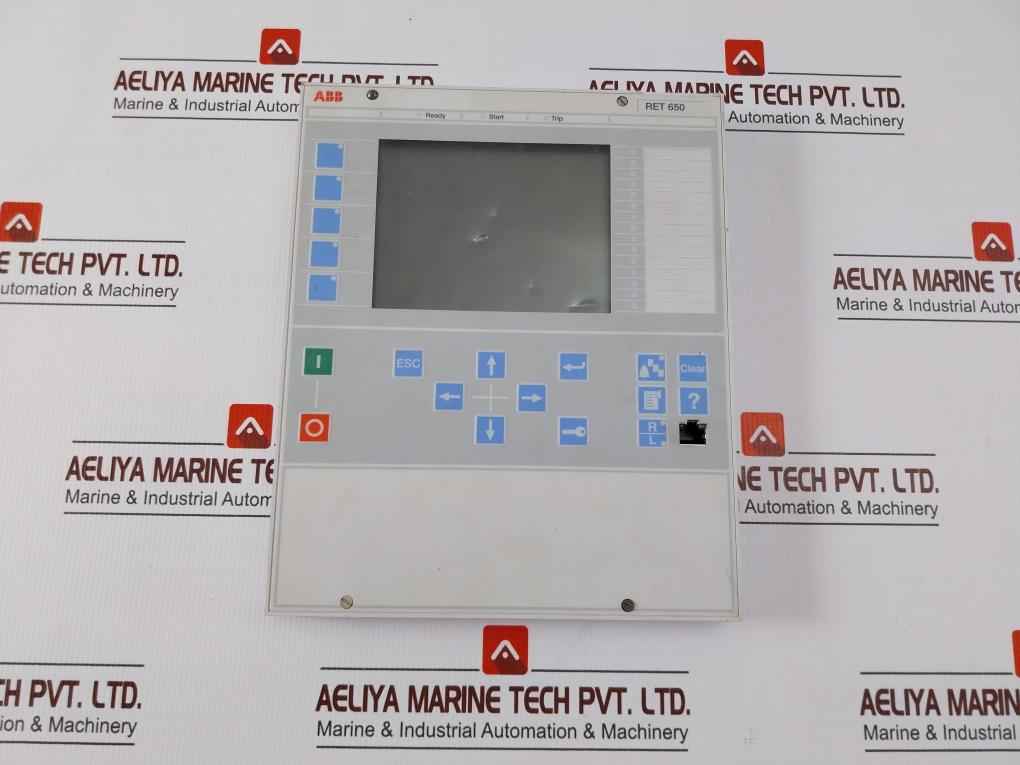 Abb Ret 650 Transformer Protection Unit P606383 Rev.A 94V-0 (Front Panel Only)