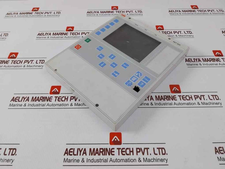 Abb Ret 650 Transformer Protection Unit P606383 Rev.A 94V-0 (Front Panel Only)