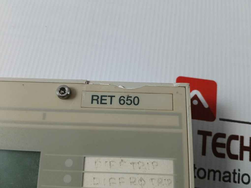 Abb Ret 650 Transmission Transformer Protection 1Khl160006R0001A