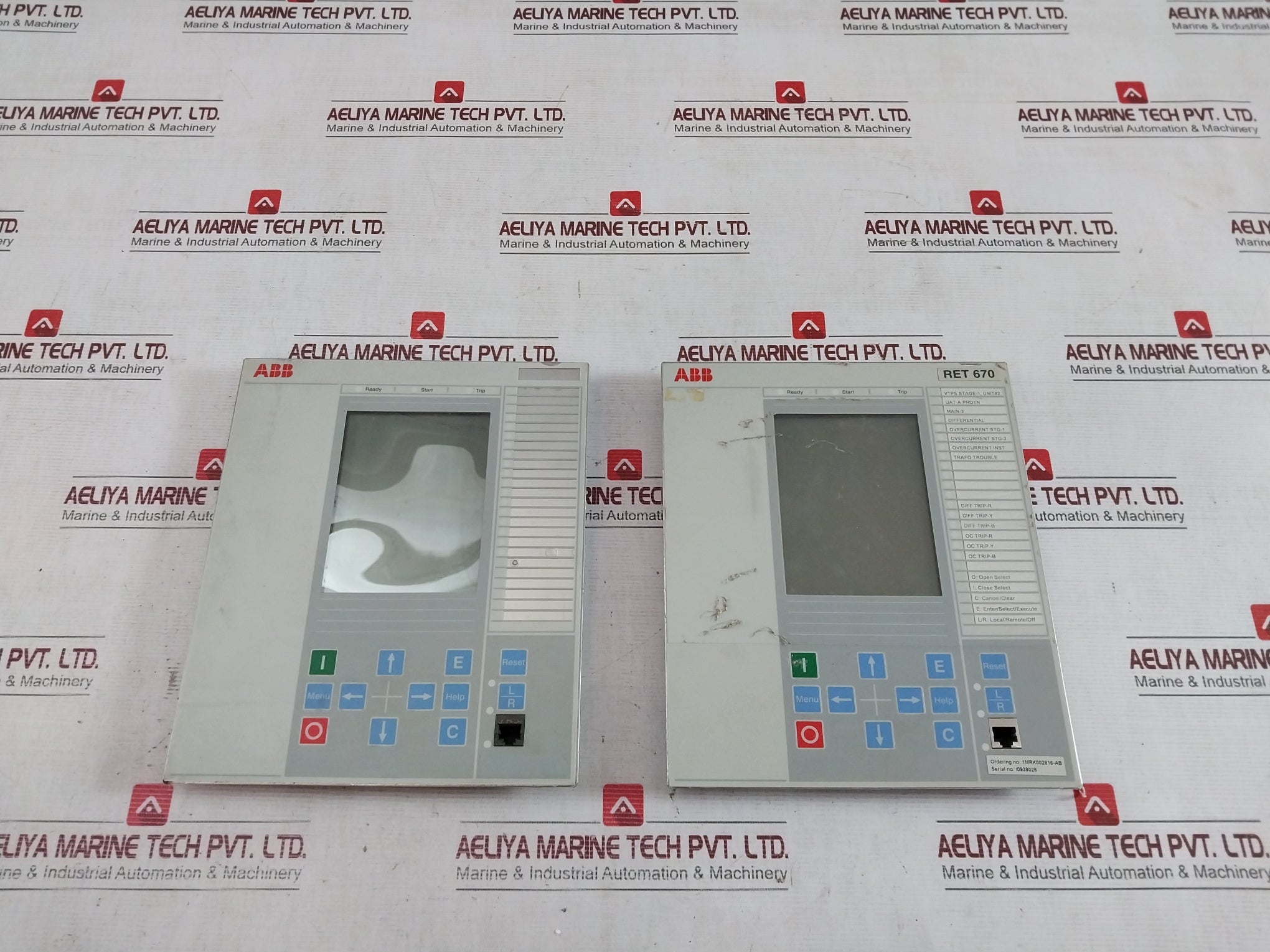 Abb Ret670 Bay Control Unit (Front Panel Only)