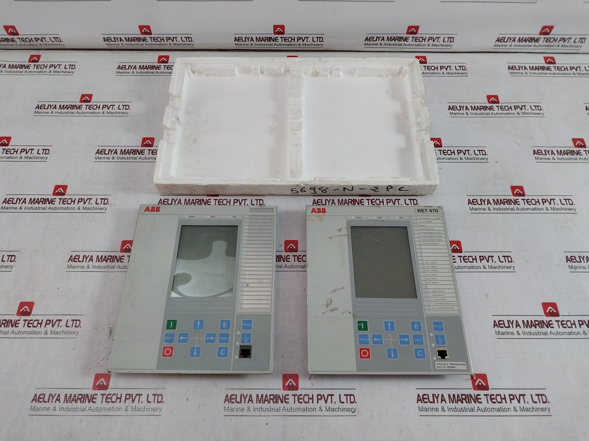 Abb Ret670 Bay Control Unit (Front Panel Only)