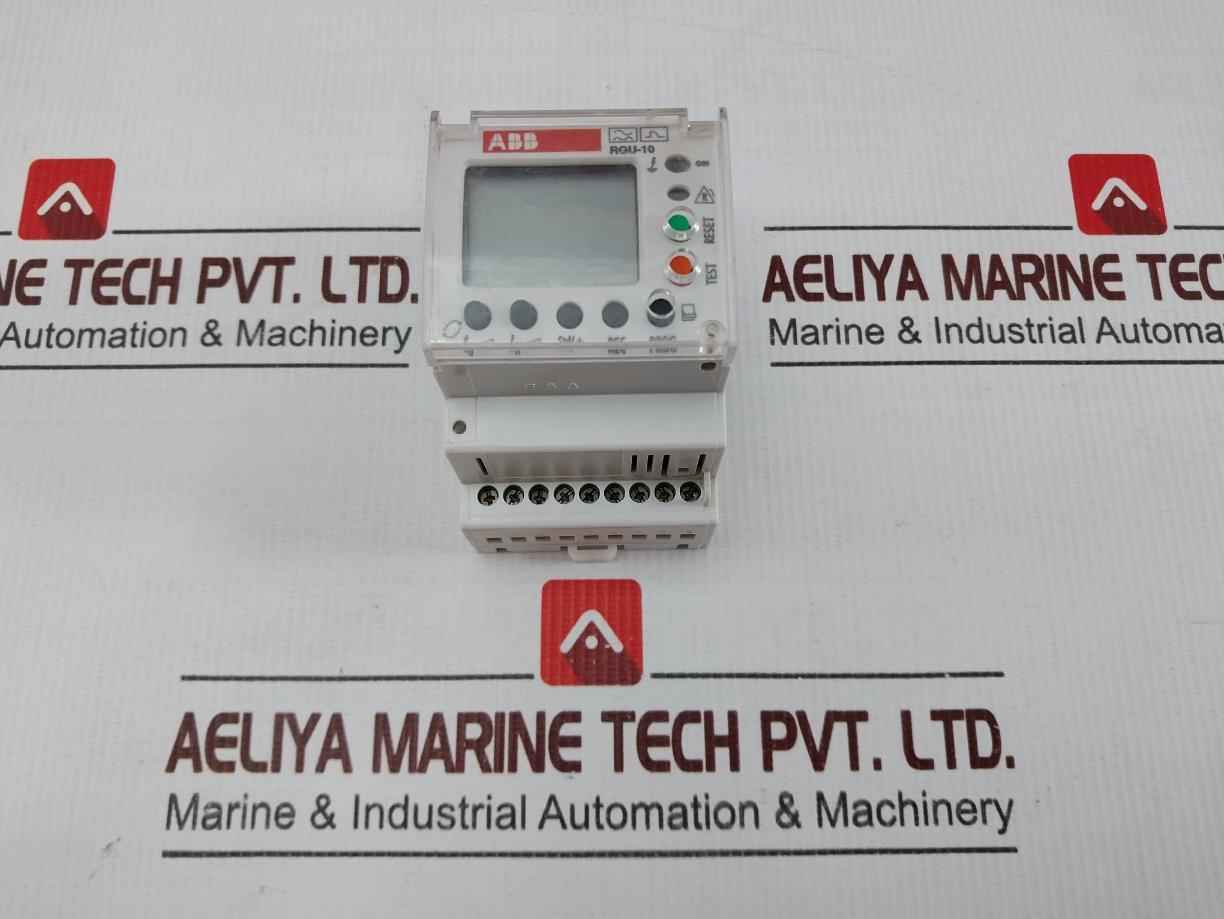 Abb Rgu-10 Earth-leakage Protection Relay 50/60hz 110-230v~(=); 0,7w 6a