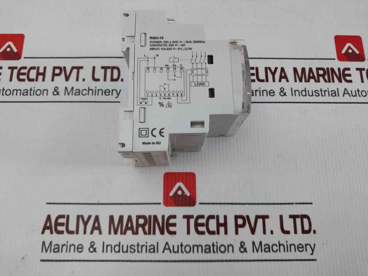 Abb Rgu-10 Earth-leakage Protection Relay 50/60hz 110-230v~(=); 0,7w 6a