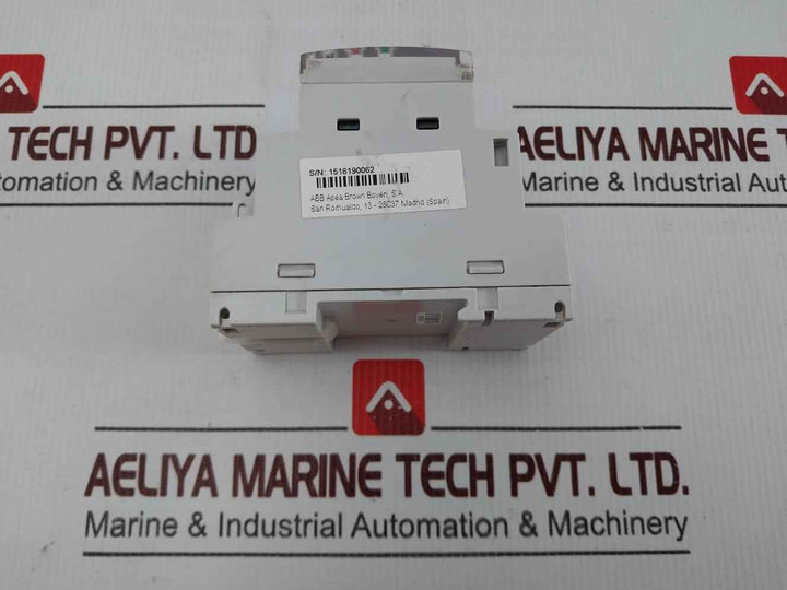 Abb Rgu-10 Earth-leakage Protection Relay 50/60hz 110-230v~(=); 0,7w 6a