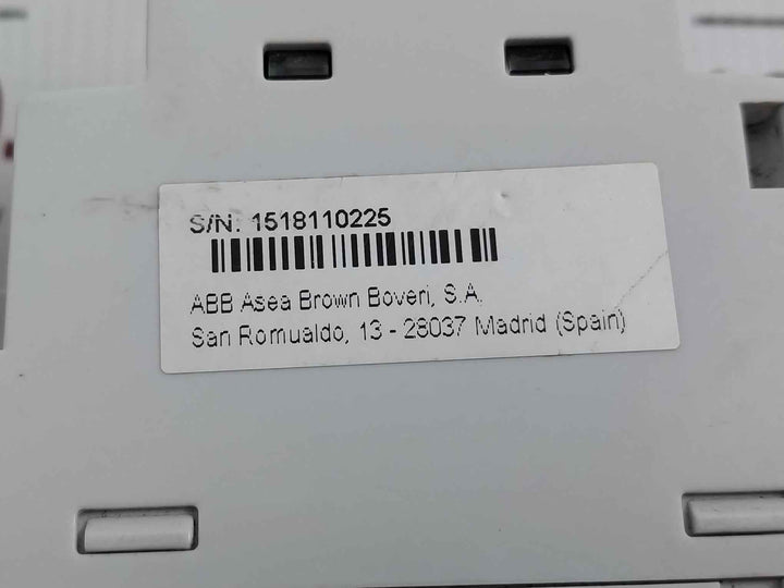 Abb Rgu-10 Electronic Earth-leakage Protection Relay 110-230 V 0.7W
