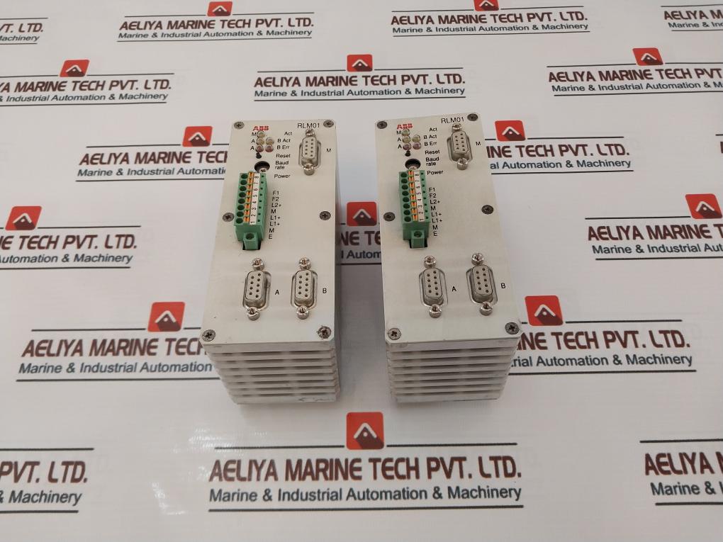 ABB Rlm01 3bdz000398r1 11060 Redundancy Link Module 24v Dc
