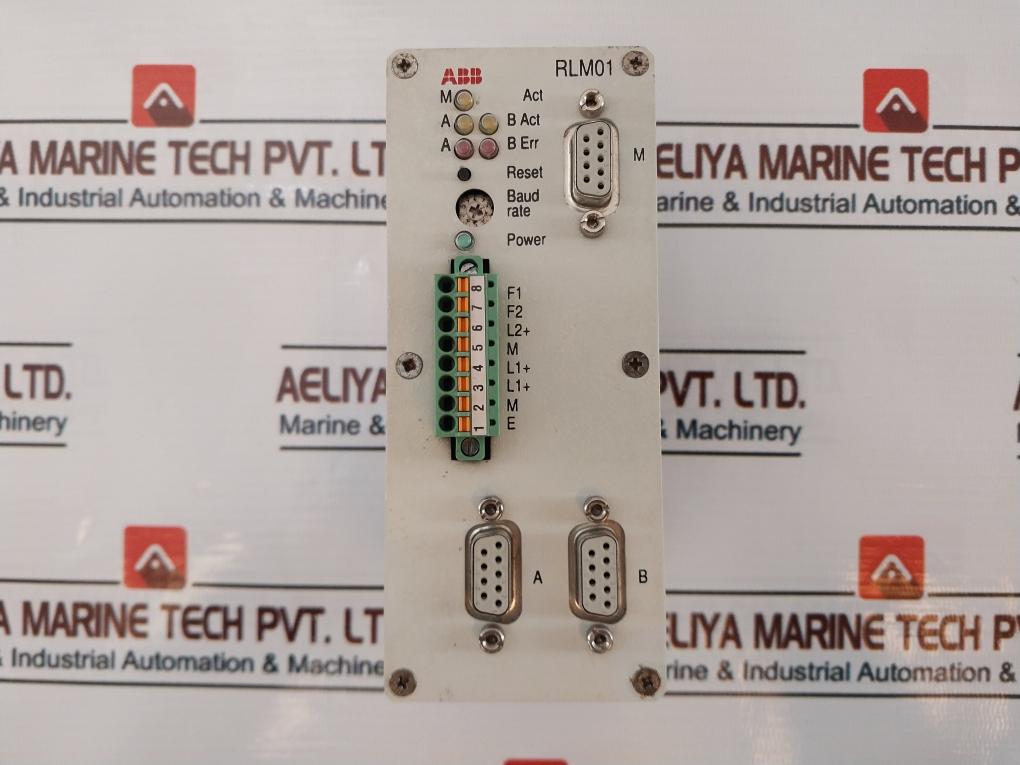 ABB Rlm01 3bdz000398r1 11060 Redundancy Link Module 24v Dc