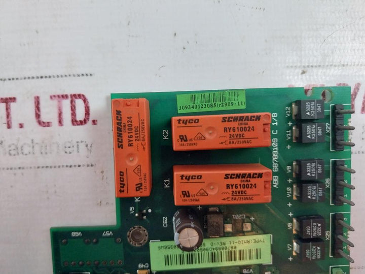 Abb Rmio-11 Drive Control Board 309340123085 (R2909-11) Rev-d