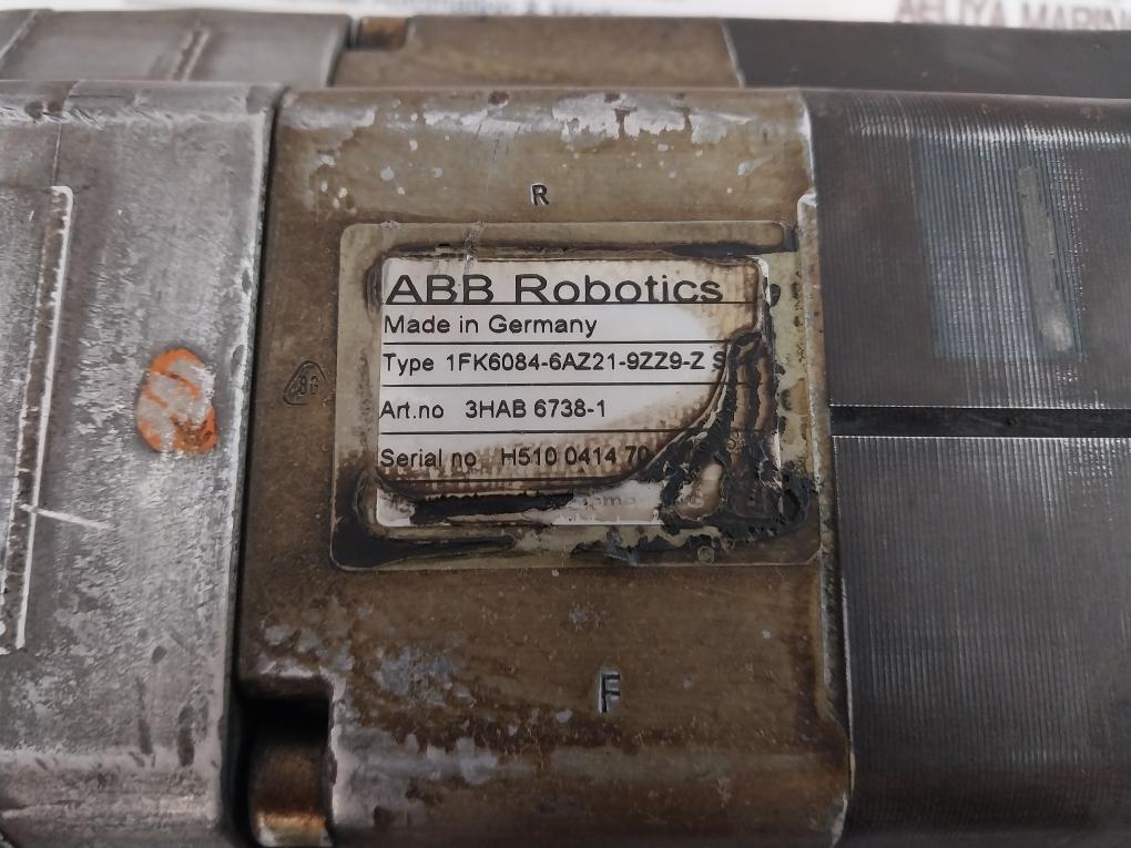 Abb Robotics 1fk6084-6az21-9zz9-z Servo Motor 3hab 6738-1