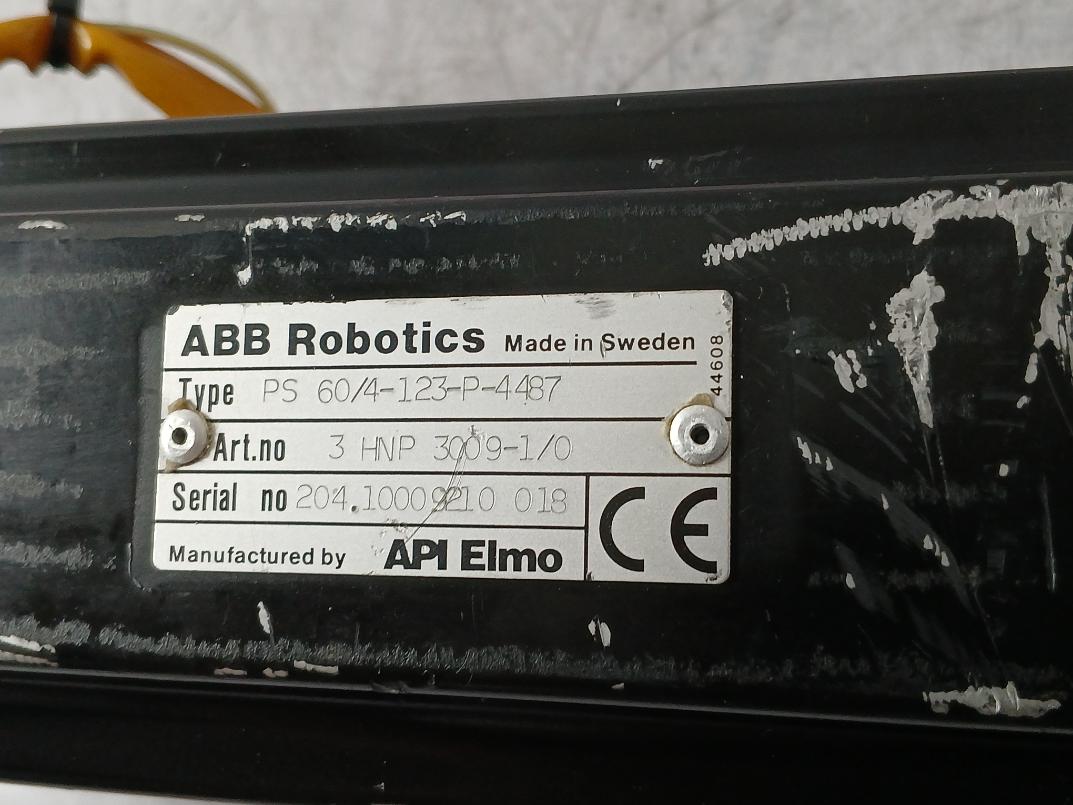 Abb Robotics Ps60/4-123-p-4487 Servo Motor 3Hnp3009-1 Ts2640N141E172