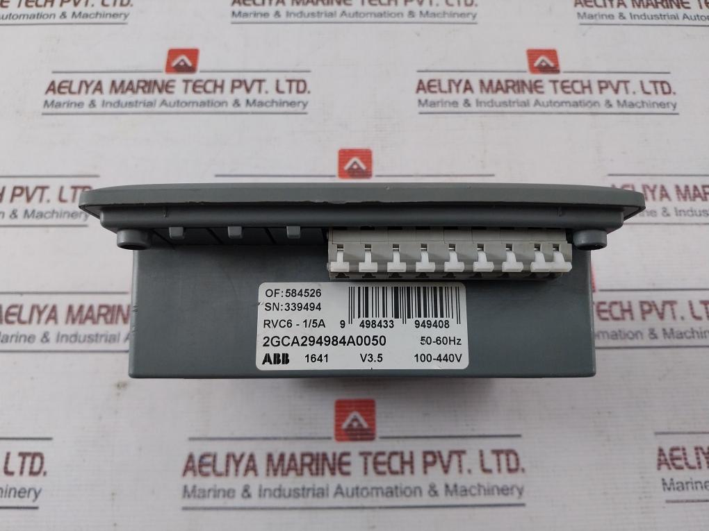 Abb Rvc6-1/5A Power Factor Controller 50-60Hz 100-440V V3.5