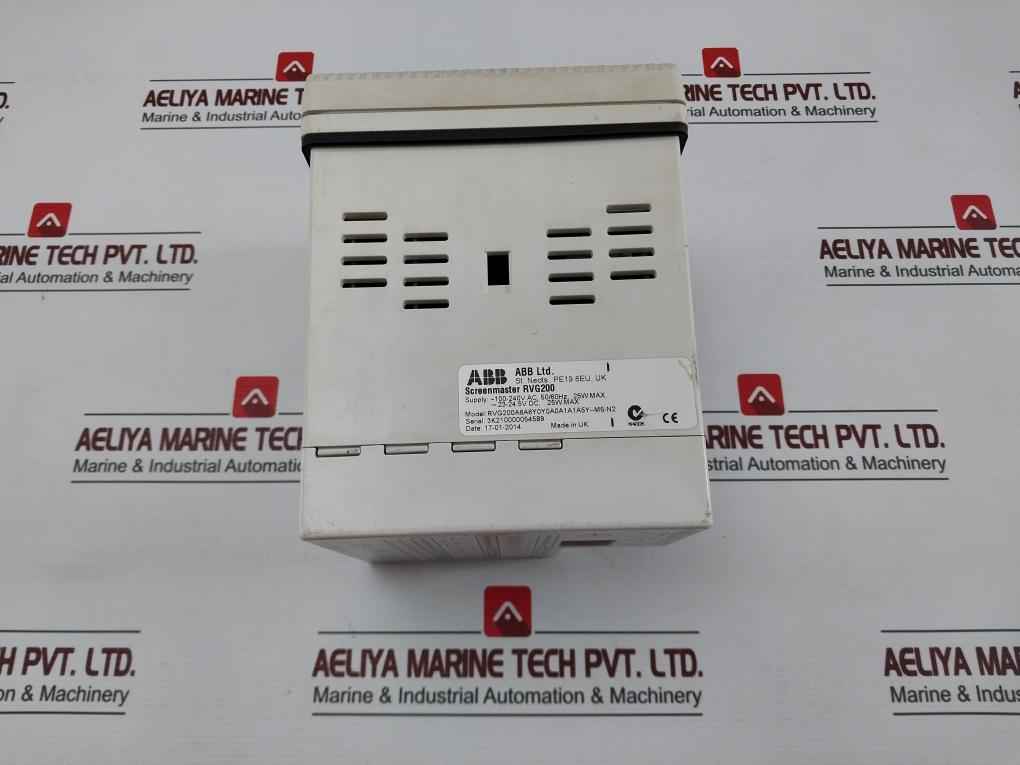 Abb Rvg200A6A6Y0Y0A0A1A1A5Y--m5-n2 Screen Master 100-240V Ac 60Hz 25W Max