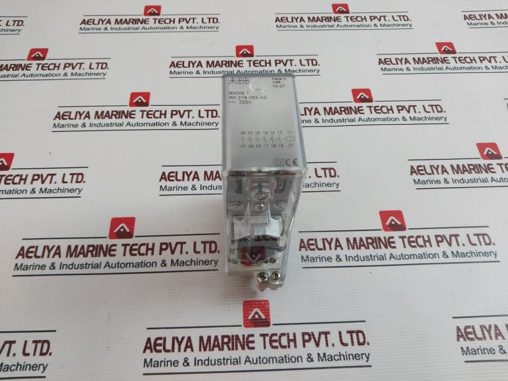 Abb Rxms 1 High Speed Trip Relay 140710330 220V – Aeliya Marine Tech