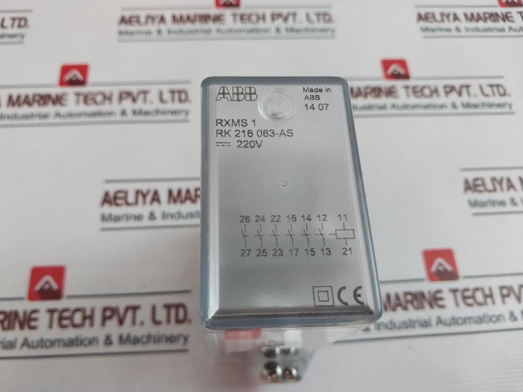 Abb Rxms 1 High Speed Trip Relay 140710330 220V