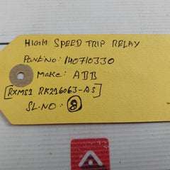 Abb Rxms 1 High Speed Trip Relay 140710330 220V