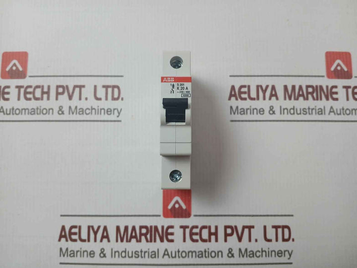 Abb S201 K20A Miniature Circuit Breaker 20A 230/400Vac